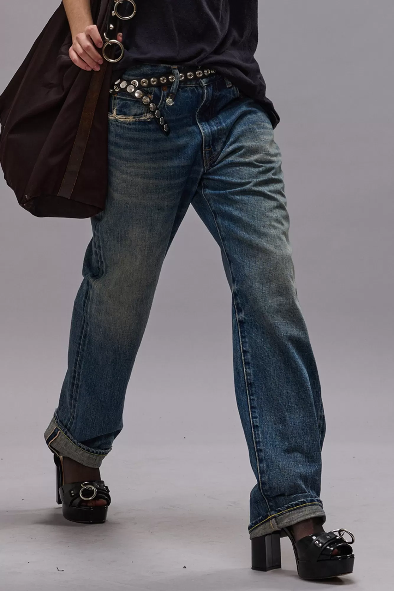 Boyfriend<R13 BOYFRIEND JEAN - ASPEN SELVEDGE BLUE