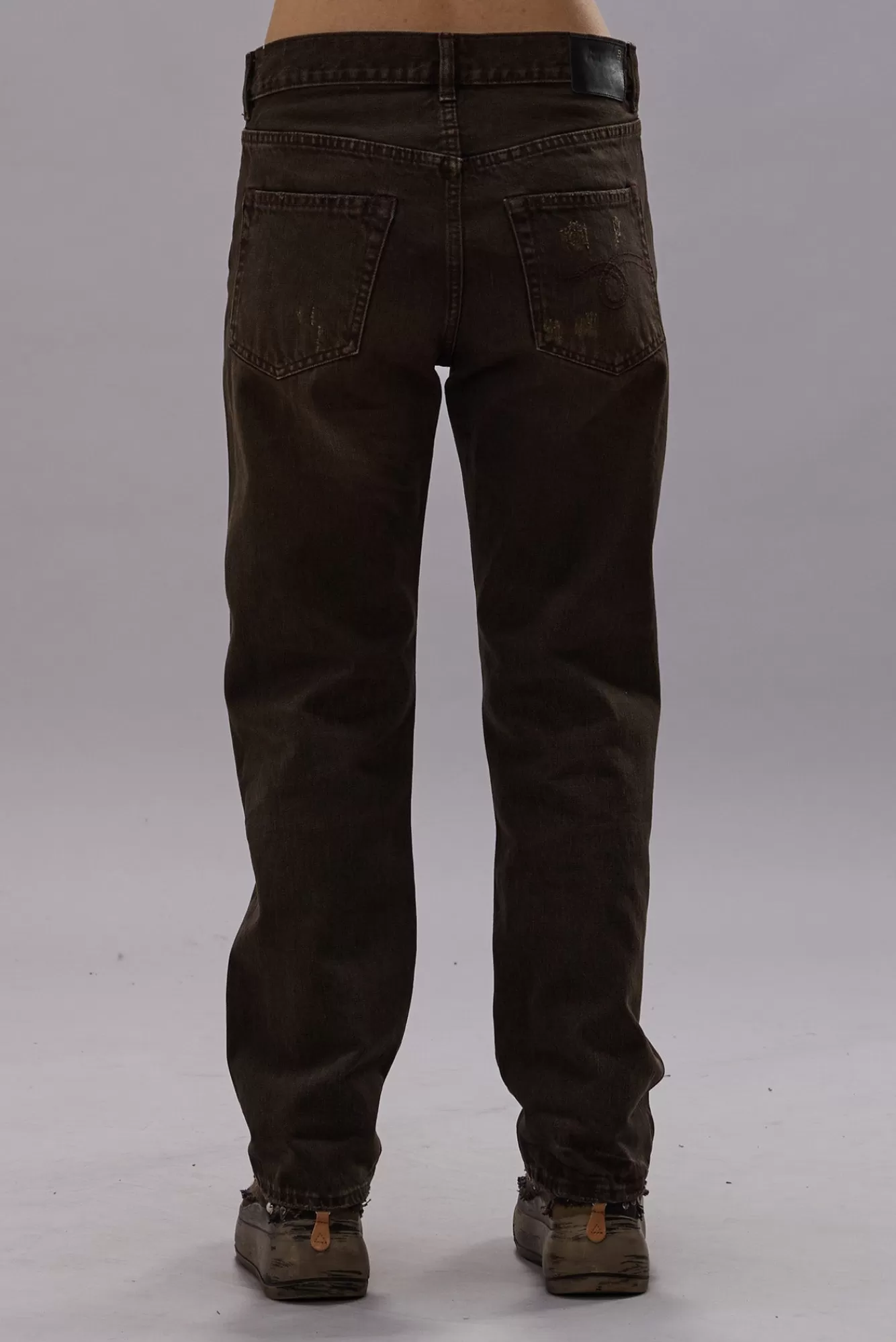 Boyfriend<R13 BOYFRIEND JEAN - VINTAGE CHOCOLATE BROWN
