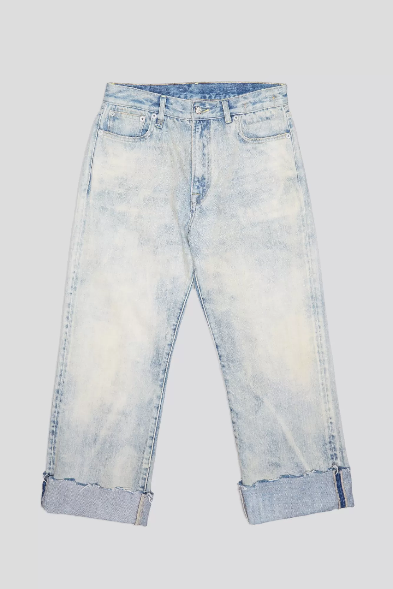 Boyfriend<R13 CUFFED X-BOYFRIEND - VINTAGE ASH BLUE