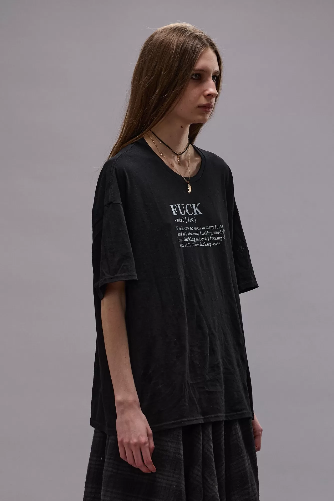 T-Shirts<R13 FUCK DEFINITION T - BLACK