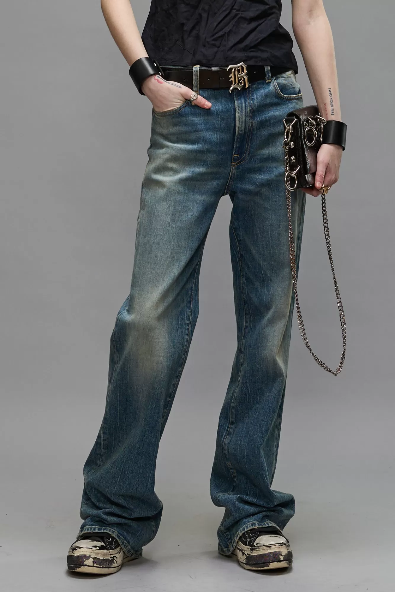 Wide Leg<R13 JANE JEAN - KELLY STRETCH