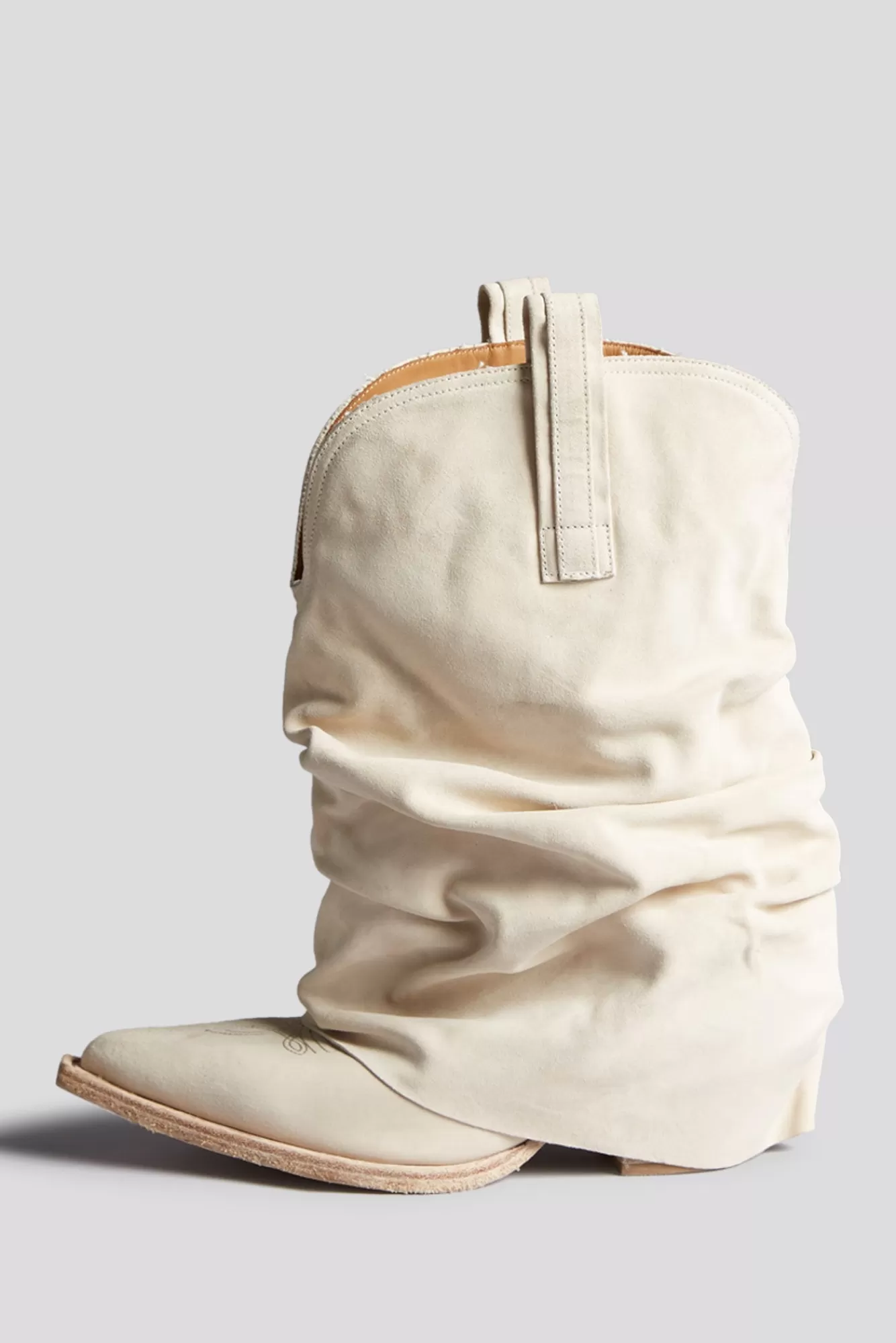 Boots | Cowboys<R13 LOW RIDER COWBOY BOOT - IVORY