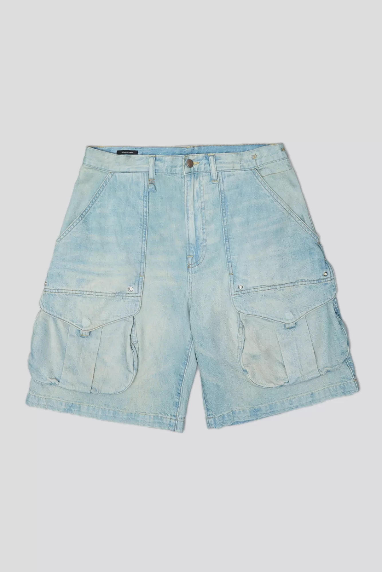 Shorts/Skirts<R13 MULTIPOCKET RELAXED SHORT - LENNON BLUE