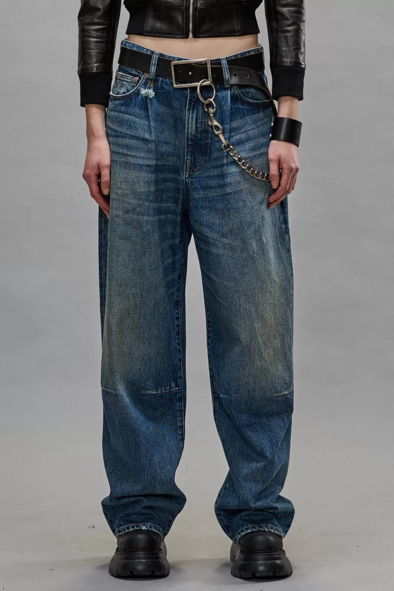 Wide Leg<R13 WAYNE JEAN - DAWSON BLUE